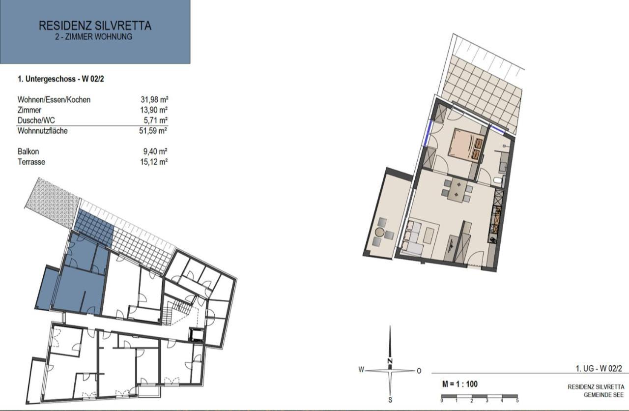 Charmantes In Der Residenz Silvretta - Inklusive Silvretta Card Premium Apartment See